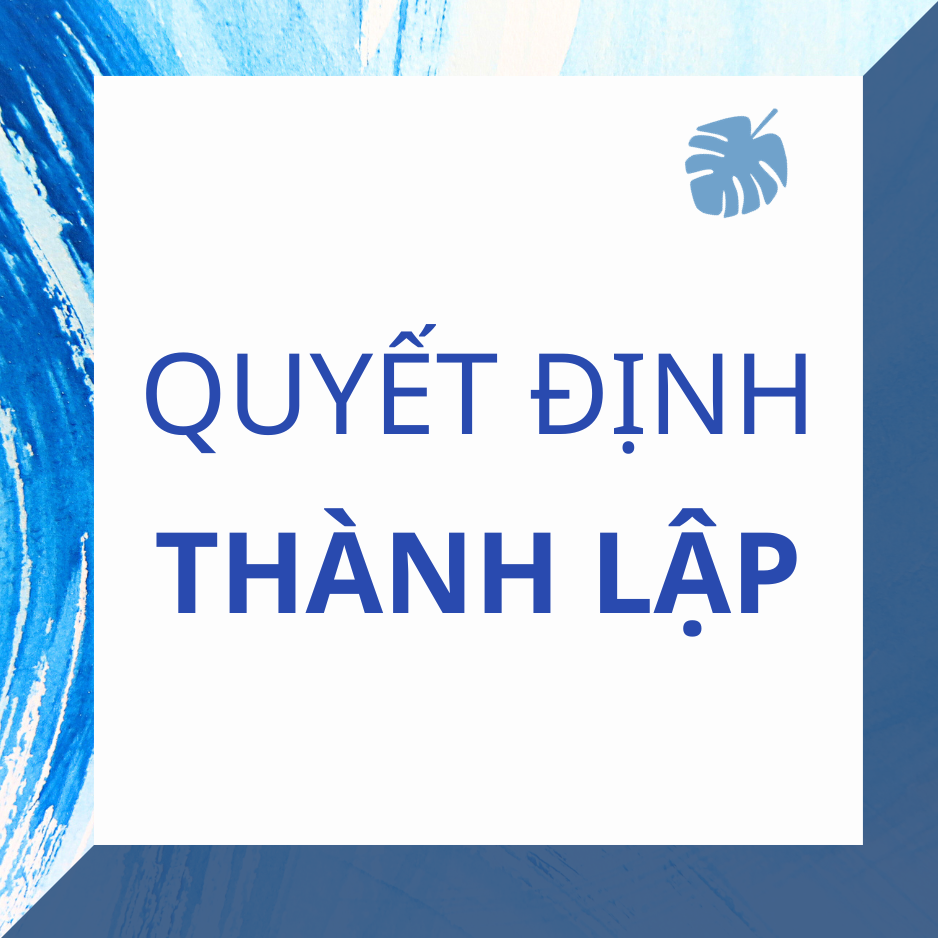 Quyết định thành lập